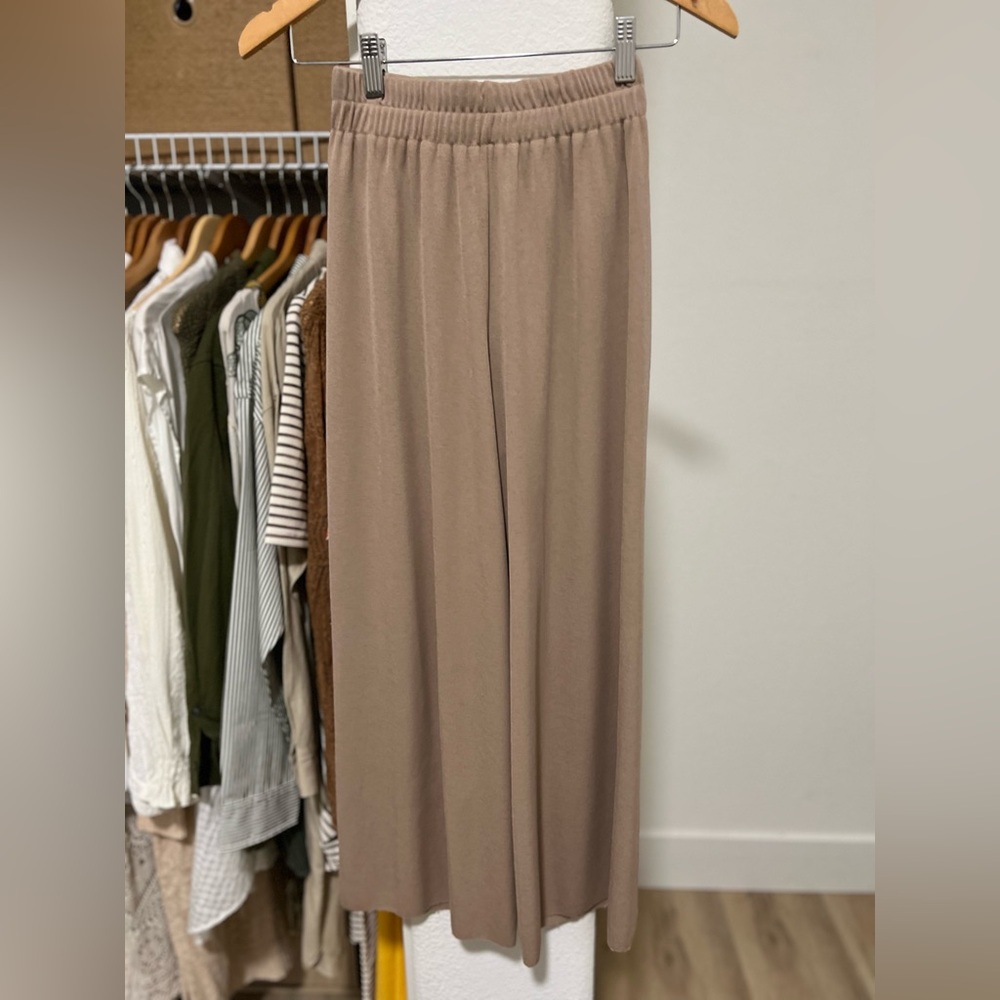NAVA Wide Leg Midi Pants